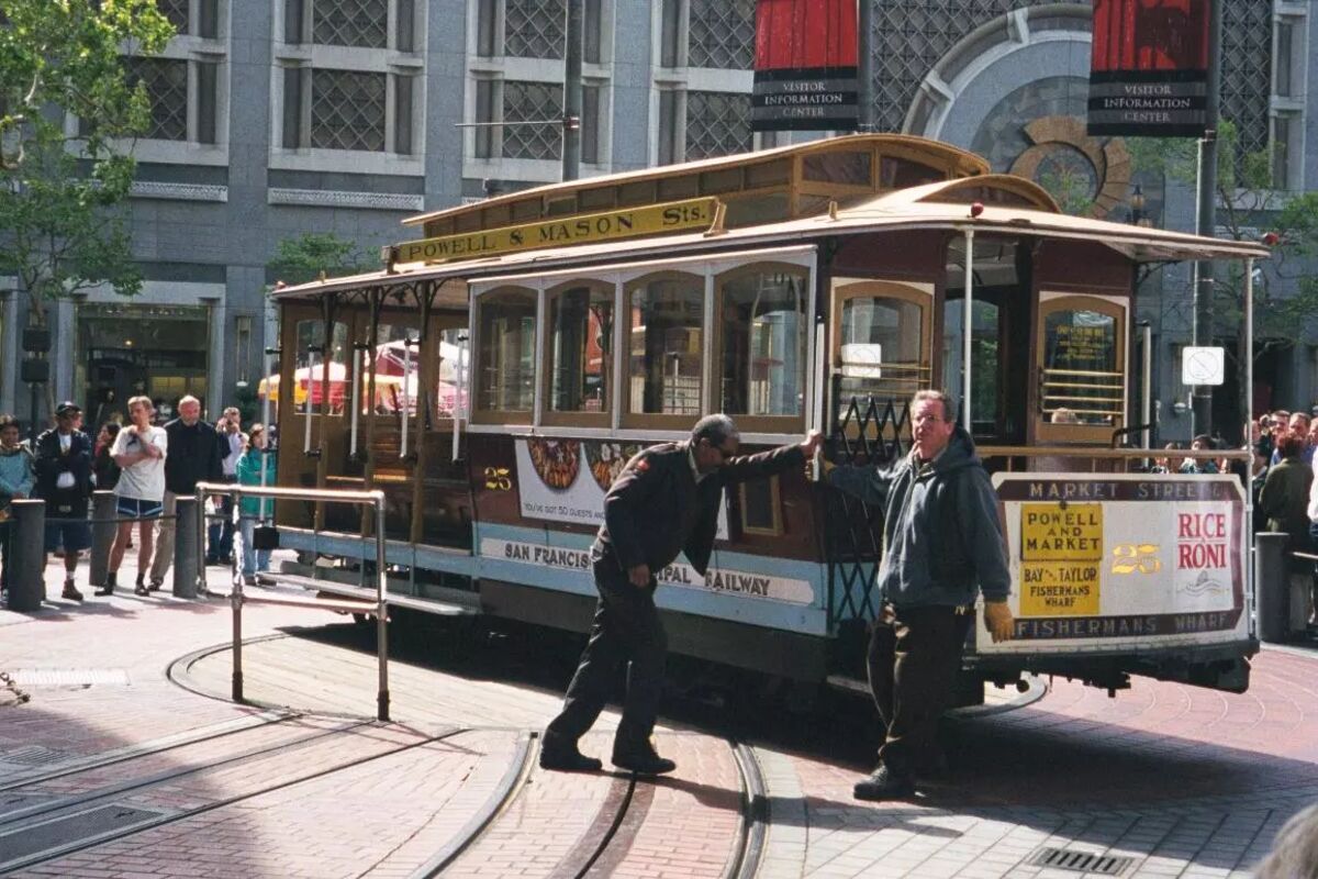 Vändplats för San Fransiscos Cable cars