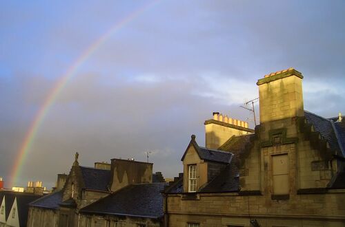 Rainbow over Edinburgh