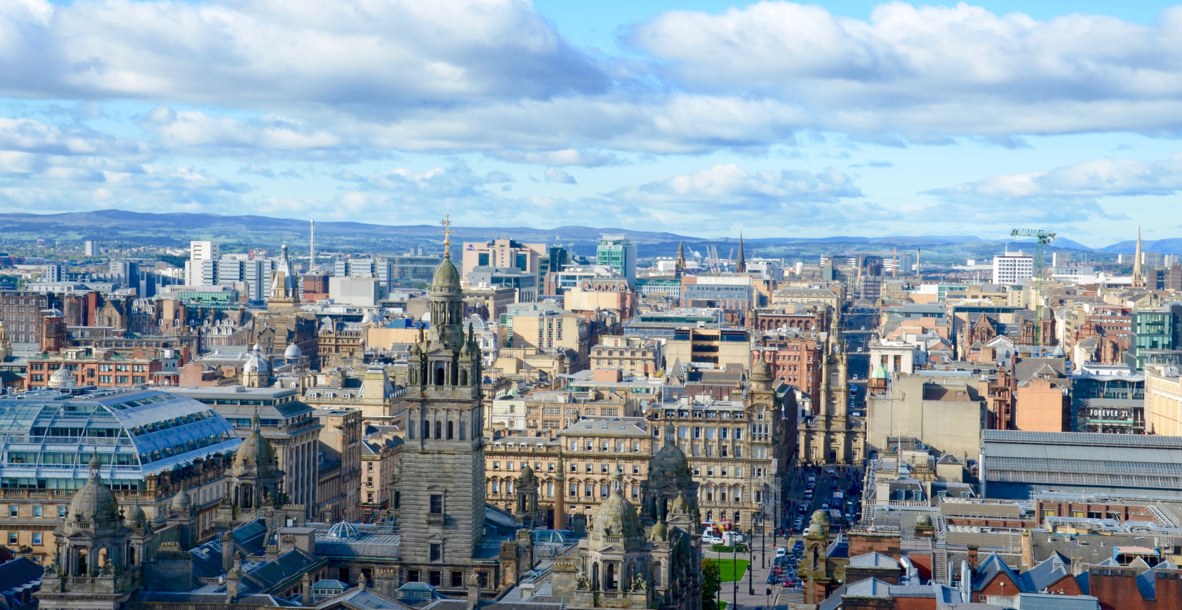 Hitta hyrbil i Glasgow, Skottland