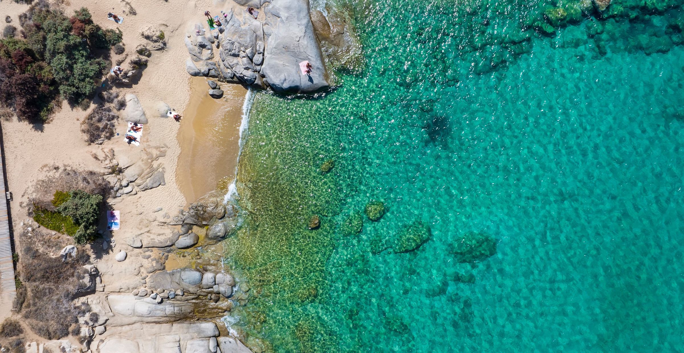 Sista minuten i juni till Naxos, Grekland