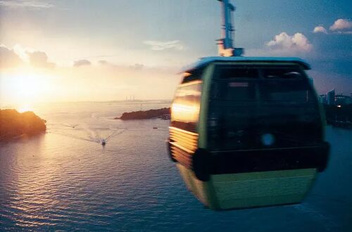 Linbana till Sentosa Island