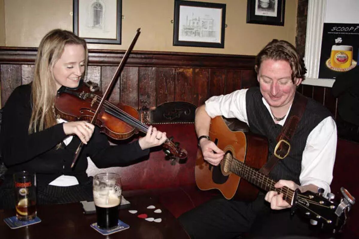 Spontan spelning på The Brazen Head